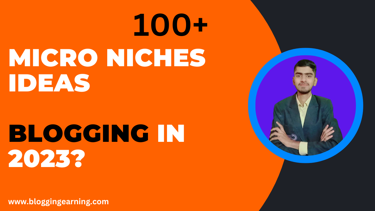 100+ Micro niche ideas for blogging